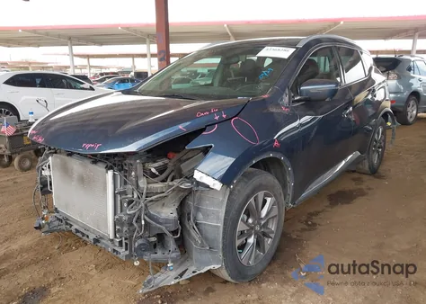 2017 Nissan Murano Sl from USA, damaged, VIN 5N1AZ2MG4HN190442